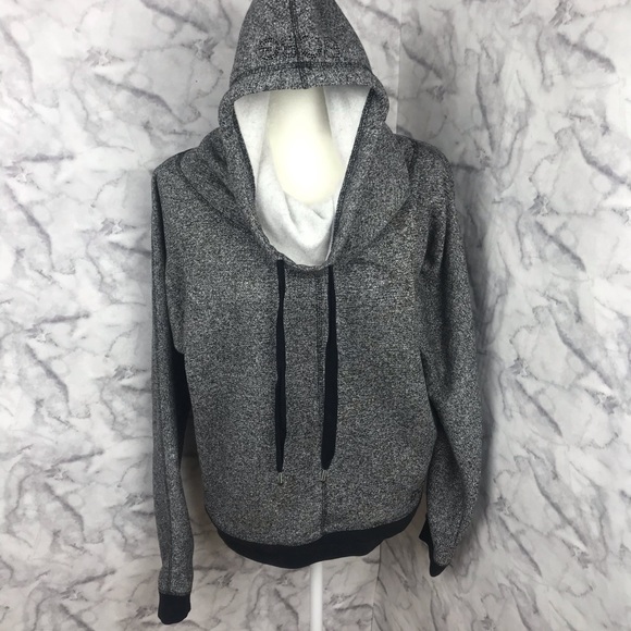 BCBG Hooded Cowl-neck Sweatshirt - Picture 4 of 16